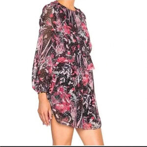 IRO Deylfe printed silk dress